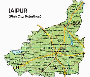 Jaipur Map